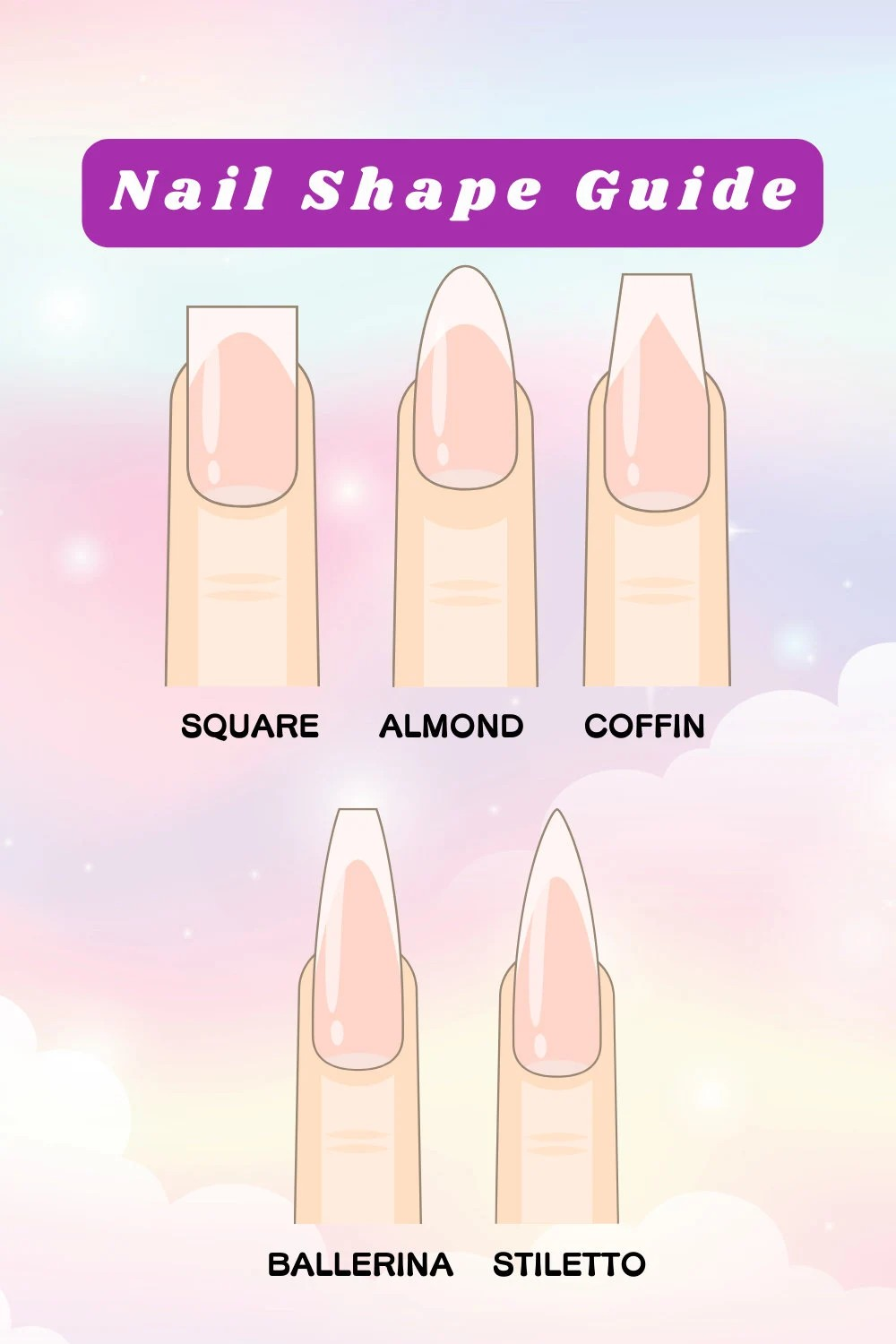 Lucky Scoop Press On Nail Bundle - 20 Piece Press On Nail Set - MoonlitCrafterz
