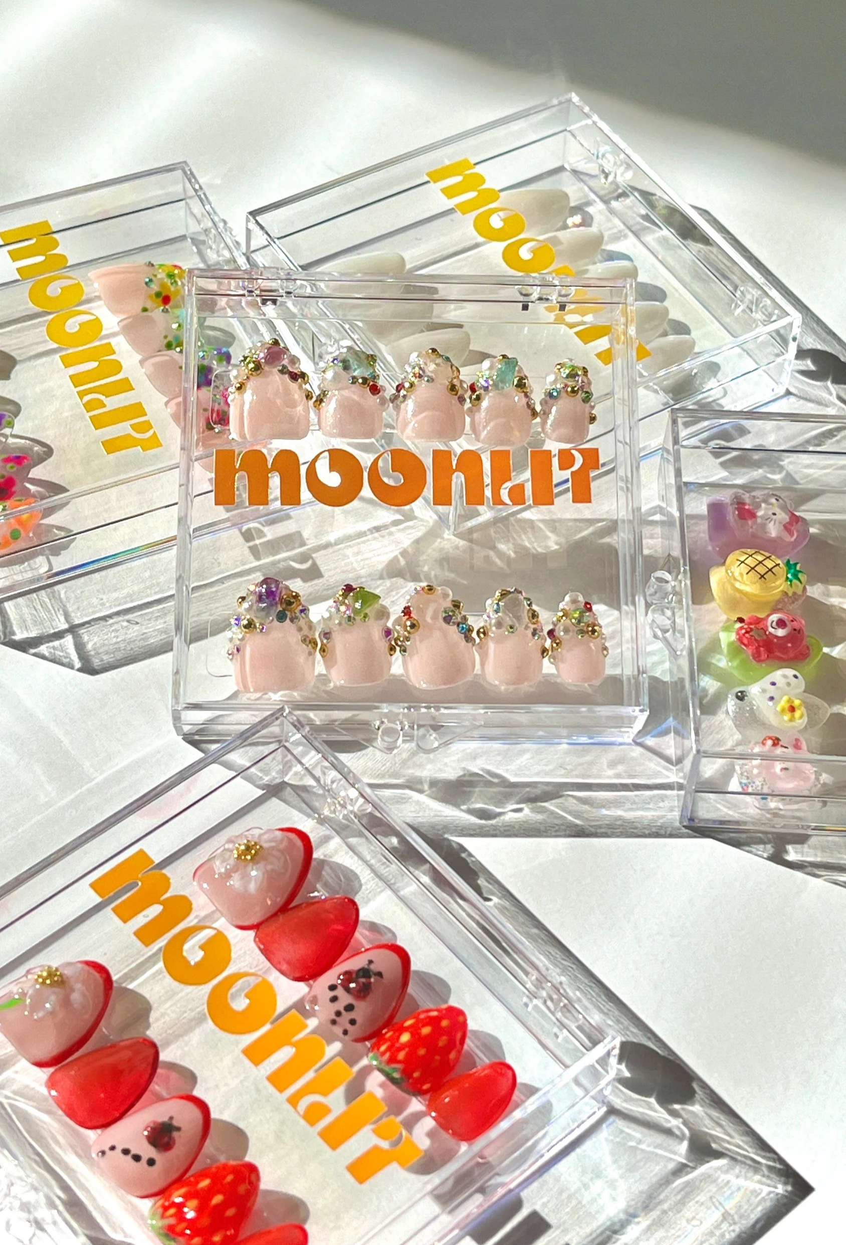 Lucky Scoop Press On Nail Bundle - 20 Piece Press On Nail Set - MoonlitCrafterz