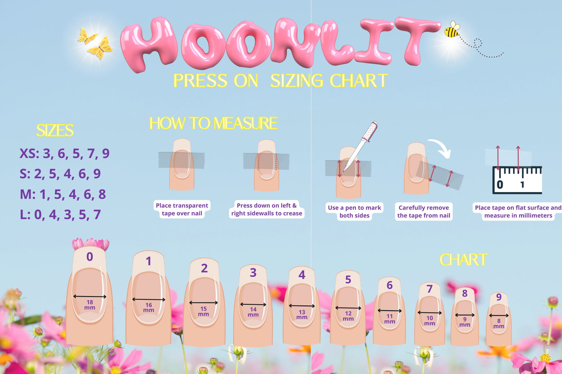 Free Style Rainbow Crystal Treasure Chest Junk Press On Nails - MoonlitCrafterz
