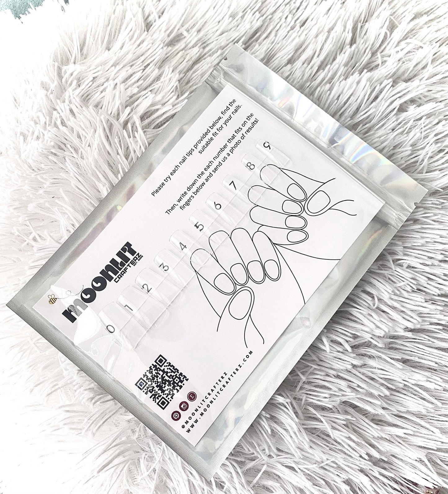 Sizing Kit for Press on Nails - MoonlitCrafterz
