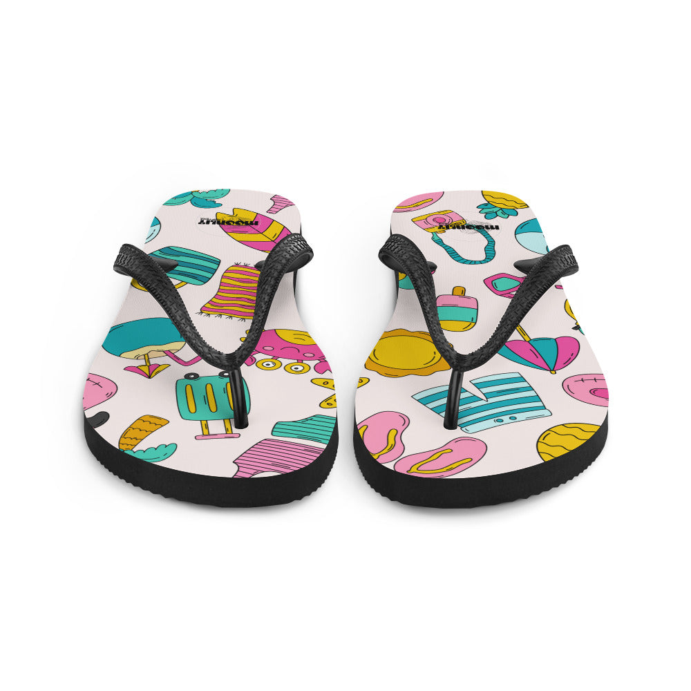 Summer Vacation Beach Flip Flops - MoonlitCrafterz