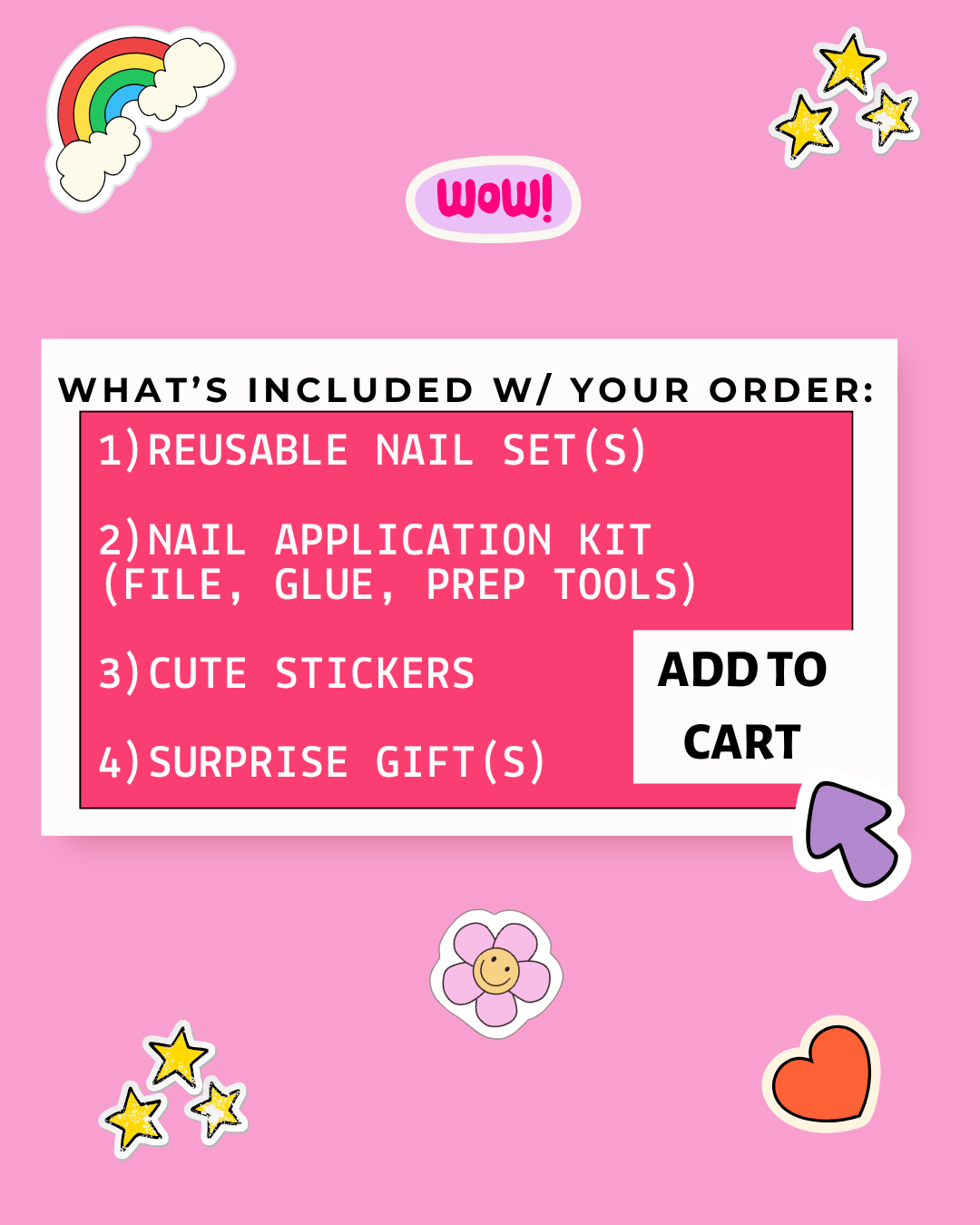 Lucky Scoop Press On Nail Bundle - 20 Piece Press On Nail Set