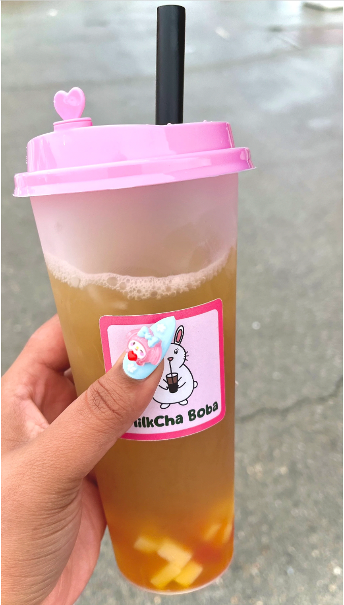 Rainbow Sherbert Kawaii Pastel Press On Nails - MoonlitCrafterz